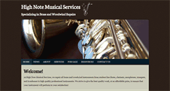 Desktop Screenshot of highnotemusicalservices.com